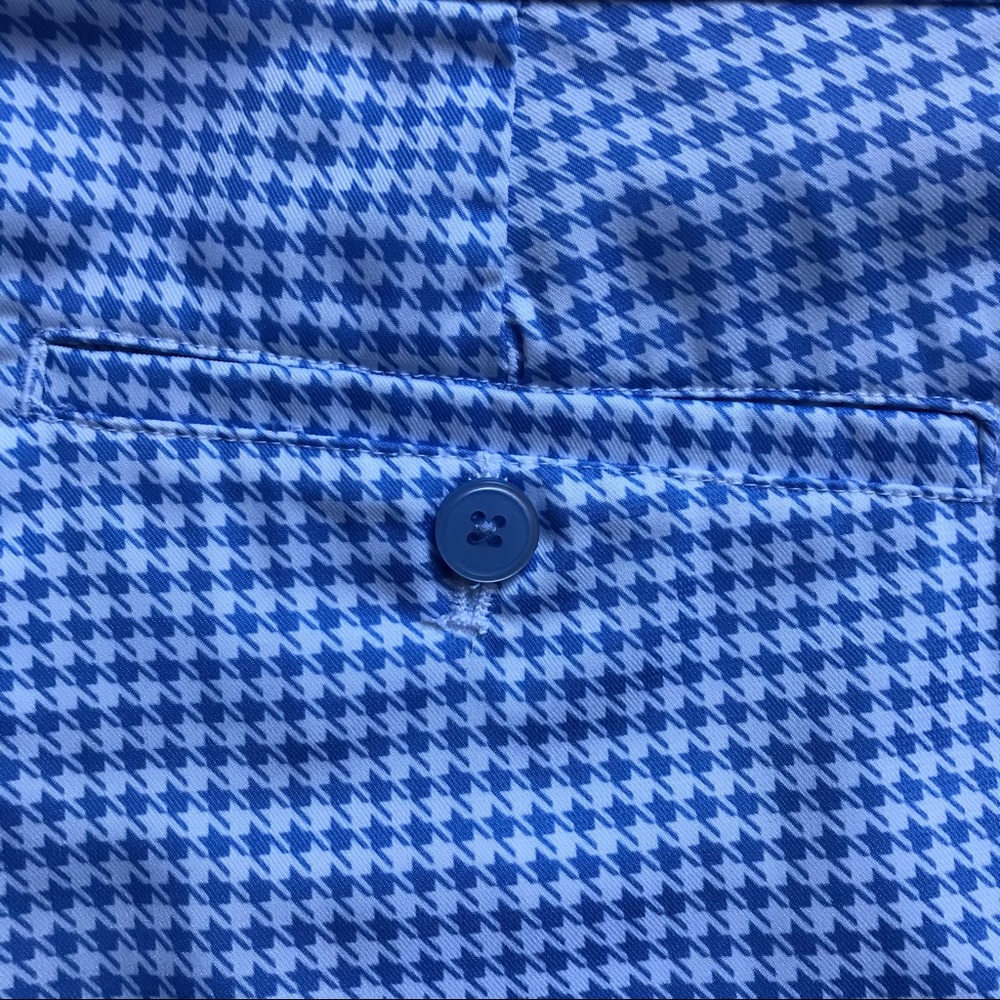 Greg Norman Blue Houndstooth Golf Shorts, EUC, 10 - Picture 12 of 12